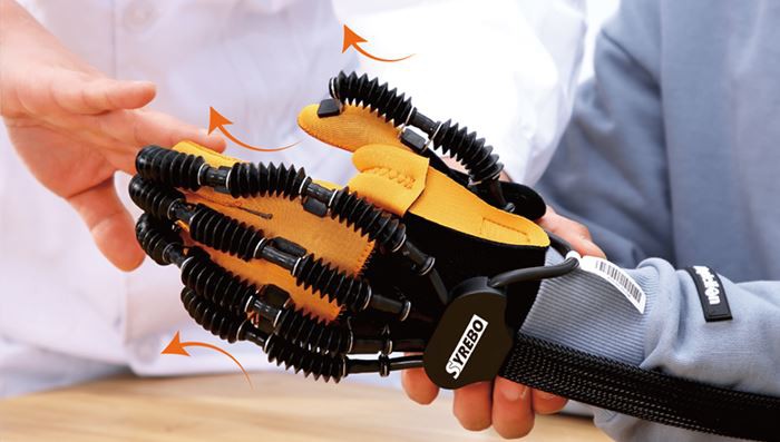 assistance training of rehab robotic gloves
